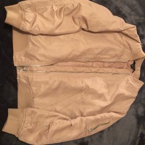 Forever 21 Nude Bomber Jacket (New)